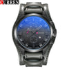 CURREN Men's Sport Brand Quartz Watch Men Wrist Watch Top Brand Luxury Quartz-Watch Leather Strap Military Male Clock Fashion