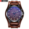 CURREN Men's Sport Brand Quartz Watch Men Wrist Watch Top Brand Luxury Quartz-Watch Leather Strap Military Male Clock Fashion