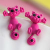 Kittenup New Multiple Color Classic Fashion Kitten Animal brincos Jewelry Cute Cat Stud Earrings For Women Girls