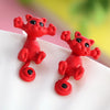 Kittenup New Multiple Color Classic Fashion Kitten Animal brincos Jewelry Cute Cat Stud Earrings For Women Girls