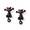 Kittenup New Multiple Color Classic Fashion Kitten Animal brincos Jewelry Cute Cat Stud Earrings For Women Girls