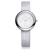 GEEKTHINK One-Piece Quartz Watches Women Brand Ladies Simple Casual Leather strap Wristwatch Gold Girl Clock Female & Gift Box