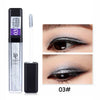 New Makeup Long Lasting Waterproof Pigments Metallic Eyeshadow Glitter Make Up White Color Eye Shadow Liquid Shimmer Stickers