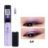 New Makeup Long Lasting Waterproof Pigments Metallic Eyeshadow Glitter Make Up White Color Eye Shadow Liquid Shimmer Stickers