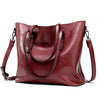 DIDA BEAR Brand Women Leather Handbags Lady Large Tote Bag Female Pu Shoulder Bags Bolsas Femininas Sac A Main Brown Black Red