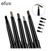 5 Colors 24 Hours Long-lasting Eyebrow Pencil Soft And Smooth Fashion Eye 0.4g Lotus Series Makeup Brand EFU #7046-7050