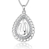 2017 New NAKELULU Allah Necklaces Islamic Jewelry Trendy Women/Men Gift Wholesale Gold color Rhinestone Necklaces & Pendants