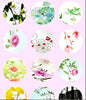 Mixed Round Symmetric Pattern Dome Vintage Jewelry Glass Cabochon  necklaces earrings phase box key chain