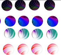 pattern Round Diy   Photo Glass Cabochons & Glass Dome Cover Pendant  necklaces earrings phase box key chain
