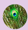 Feather Eyes Series Handmade Glass Cabochons Pattern Domed   necklaces earrings phase box key chain for Jewelry