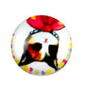 Mix Kawaii Image Transparent Flatback Photo Glass Cabochon for Jewelry Making necklaces earrings phase box key chain