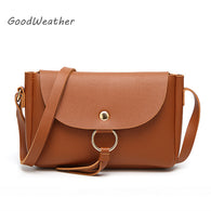 Designer small brown clutch bag PU leather purse ladies retro woman handbag vintage shoulder bags crossbody 4 colors