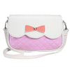 Women Shoulder Bag leather handbags 2017 Luxury brand Cute Bowknot Decorated high quality casual big Messenger Crossbody Bag