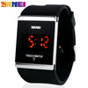 Skmei Trendy Colorful LED Touch Digital Watch,Men Watch,Women Watch,Casual Sport,Rectangle Shape Dial Rubber Band Watch